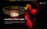 Nitecore UT27 lightweight 520 lumen dual output running headlamp