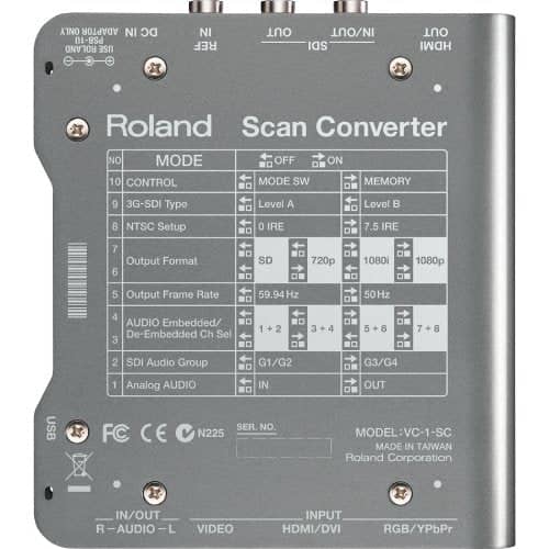 Roland UP/DOWN/CROSS Scan Converter
