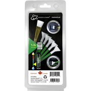VisibleDust EZ Sensor Cleaning Kit PLUS with Sensor Clean, 5 x Green 1.3x Vswabs and Sensor Brush
