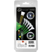 VisibleDust EZ Sensor Cleaning Kit PLUS with Sensor Clean, 5 x Green 1.0x Vswabs and Sensor Brush