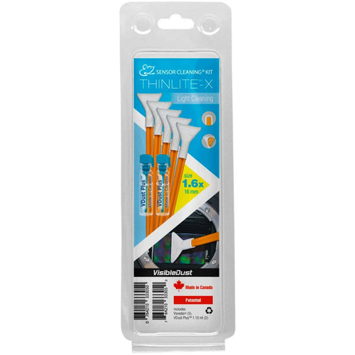 VisibleDust EZ Sensor Cleaning Kit THINLITE-X Light Cleaning Orange DHAP 1.6x Vswabs