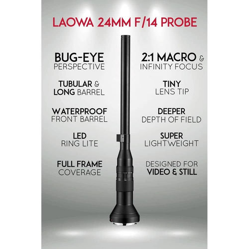 Laowa 24mm f/14 Probe Lens for ARRI PL (Cine-Mod Version)