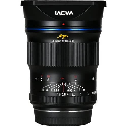 Laowa Argus 33mm f/0.95 CF APO Lens for Fujifilm X Series