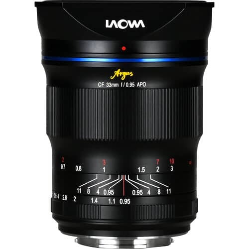 Laowa Argus 33mm f/0.95 CF APO Lens for Fujifilm X Series