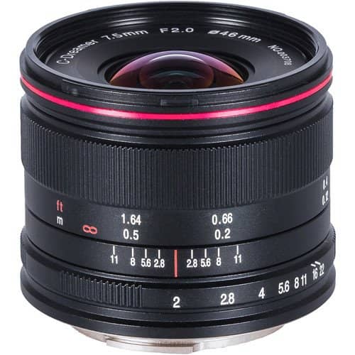 Laowa 7.5mm f/2 MFT (Lightweight Black) - for DJI Inspire X5