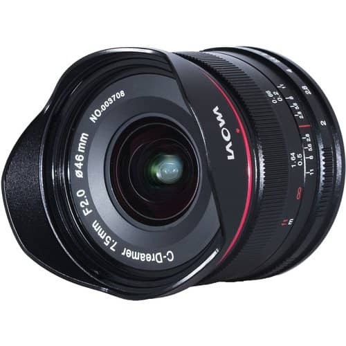 Laowa 7.5mm f/2 MFT (Lightweight Black) - for DJI Inspire X5