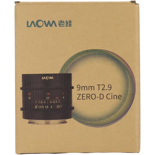 Laowa 9mm T2.9 Zero-D Cine - MFT