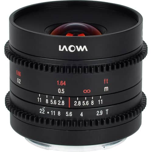 Laowa 9mm T2.9 Zero-D Cine - MFT