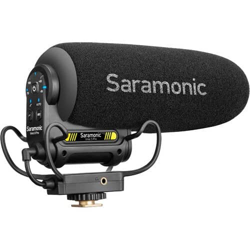 
Saramonic SR-Q2M Metal Handheld Audio Recorder with X/Y Stereo Microphone, Lavalier Mic, and Remote