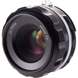 Voigtlander 40mm f/2.0 Ultron SL IIs Aspherical Lens - Nikon F Mount