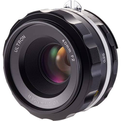 Voigtlander 40mm f/2.0 Ultron SL II Aspherical Lens for Nikon