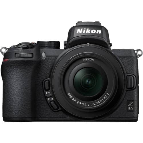 Nikon Z50 Mirrorless Digital Camera with 16-50mm and 50-250mm Lenses