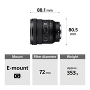 Sony FE 16-35mm F4 PZ G Lens