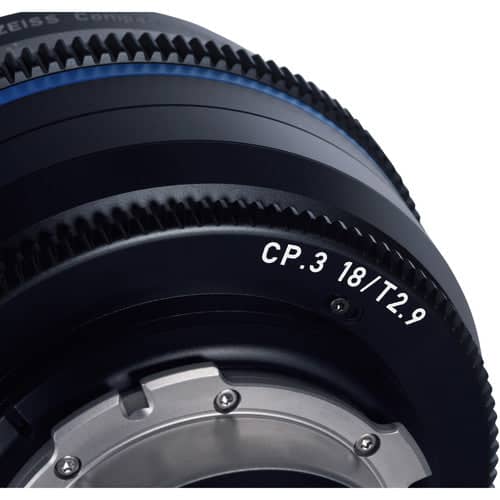 Zeiss CP.3 15mm/T2.9 Feet Compact Prime Cine Lens for Canon EF Mount