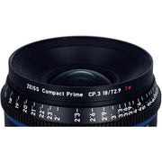 Zeiss CP.3 15mm/T2.9 Feet Compact Prime Cine Lens for Canon EF Mount