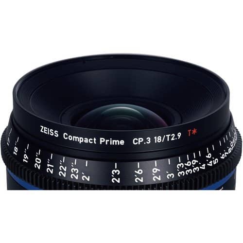 Zeiss CP.3 15mm/T2.9 Feet Compact Prime Cine Lens for Canon EF Mount