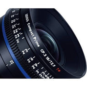 Zeiss CP.3 15mm/T2.9 Feet Compact Prime Cine Lens for Canon EF Mount