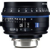 Zeiss CP.3 15mm/T2.9 Feet Compact Prime Cine Lens for Canon EF Mount