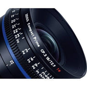  Zeiss CP.3 18mm/T2.9 Feet Compact Prime Cine Lens for Canon EF Mount