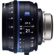 Zeiss CP.3 21mm/T2.9 Feet Compact Prime Cine Lens for Canon EF Mount