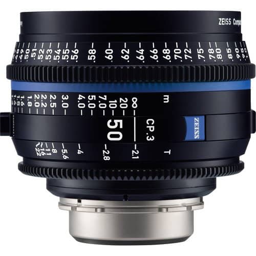 Zeiss CP.3 50mm/T2.1 Feet Compact Prime Cine Lens for PL Mount