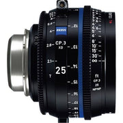  Zeiss CP.3 25mm T2.1 Feet XD eXtended Data Compact Prime Cine Lens for PL Mount