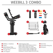 ZHIYUN WEEBILL 3 COMBO: 3-Axis Handheld Gimbal for camera