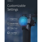 ZHIYUN WEEBILL 3 COMBO: 3-Axis Handheld Gimbal for camera