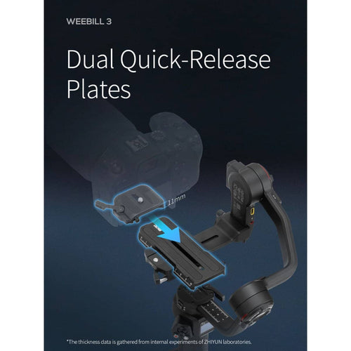 ZHIYUN WEEBILL 3 COMBO: 3-Axis Handheld Gimbal for camera