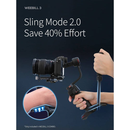 ZHIYUN WEEBILL 3 COMBO: 3-Axis Handheld Gimbal for camera