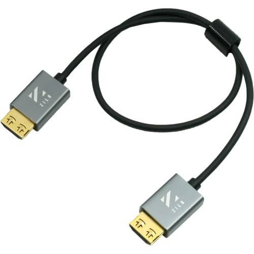ZILR 4Kp60 Hyper Thin High Speed HDMI Secure Cable with Ethernet (1m / 3.3ft)