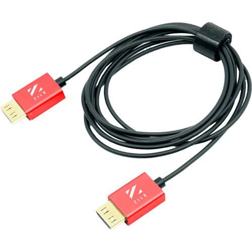 ZILR 8Kp60 Hyper Thin Ultra High Speed HDMI Secure Cable with Ethernet (2m / 6.6ft)