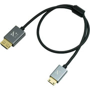 ZILR 4Kp60 Hyper Thin High Speed HDMI Secure Cable with Mini Connector (45cm /17.7