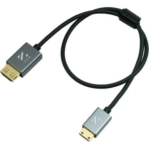 ZILR 4Kp60 Hyper Thin High Speed HDMI Secure Cable with Mini Connector (45cm /17.7