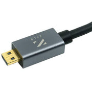 ZILR 4Kp60 Hyper Thin High Speed HDMI Secure Cable with Micro Connector (45cm /17.7